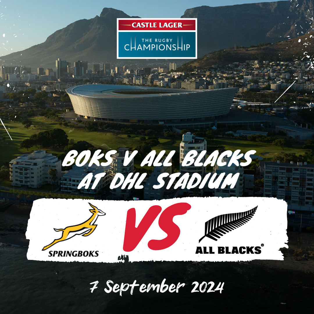 All Blacks vs Springboks in Cape Town on 7 September