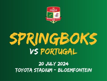 Springboks vs Portugal on 20 July