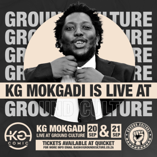 KG Mokgadi at Ground Culture Cafe