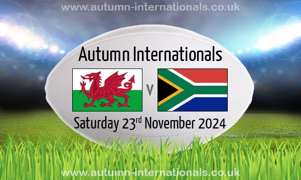 Springboks vs Wales November 2024