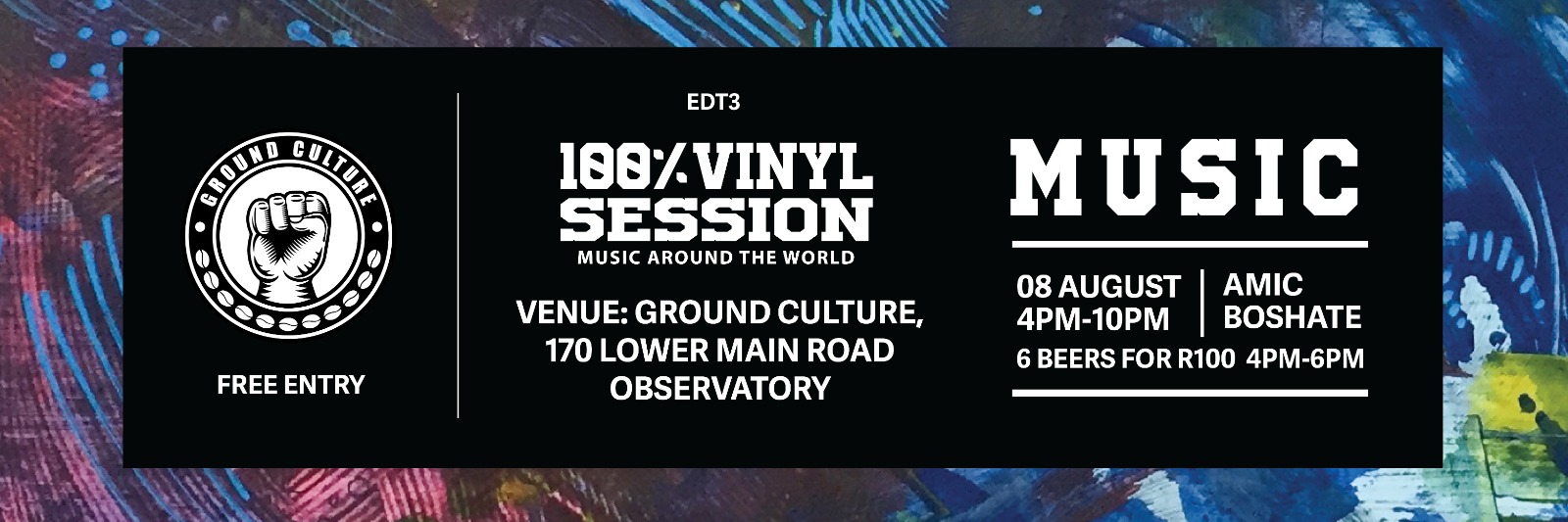 Vinyl Sessions at Ground Culture in Observatory