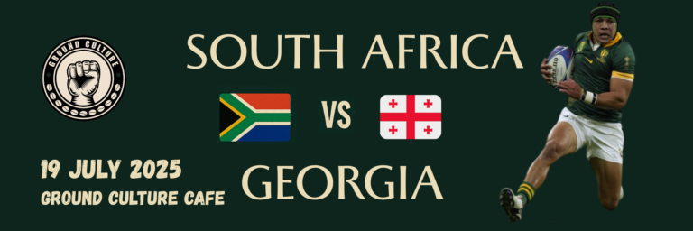 Book your table in Cape Town for the rugby vs Gerogia