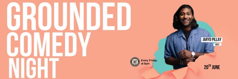 Jaryd Pillay Host Grounded Comedy 20 June